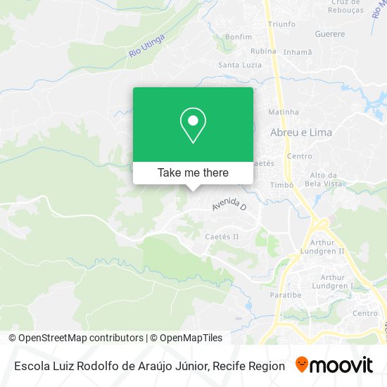Escola Luiz Rodolfo de Araújo Júnior map