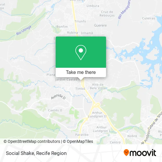 Social Shake map