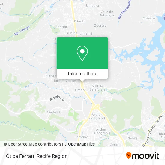 Ótica Ferratt map