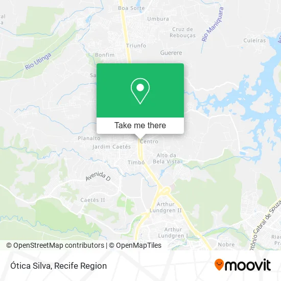 Ótica Silva map