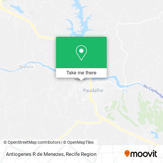 Antiogenes R de Menezes map