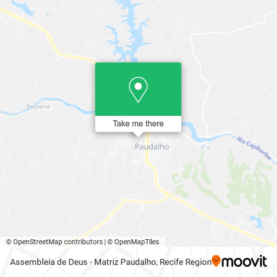 Assembleia de Deus - Matriz Paudalho map