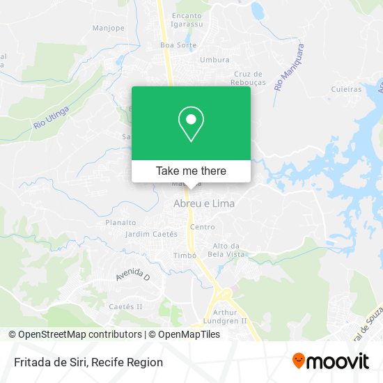 Mapa Fritada de Siri