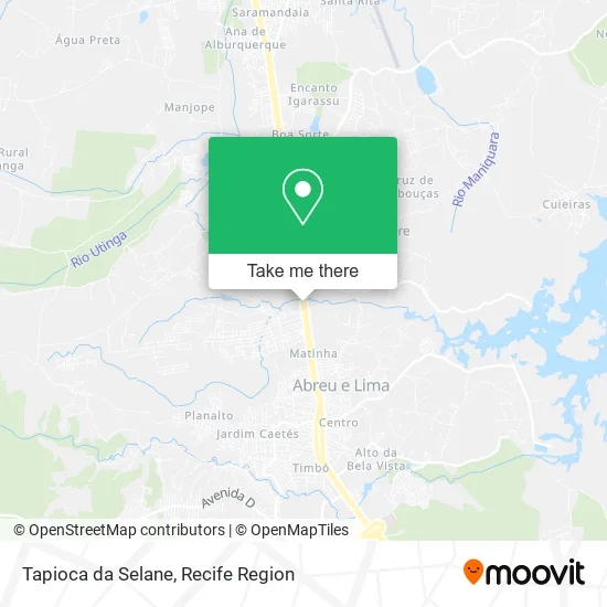 Tapioca da Selane map