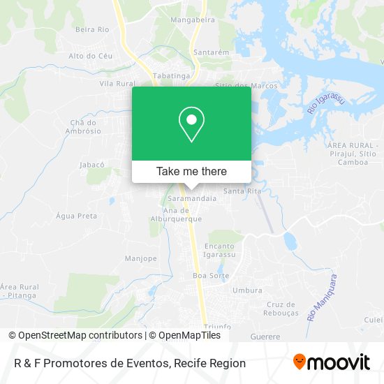 R & F Promotores de Eventos map