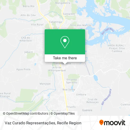 Vaz Curado Representações map