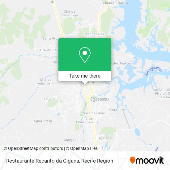 Restaurante Recanto da Cigana map