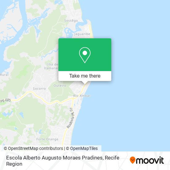 Escola Alberto Augusto Moraes Pradines map
