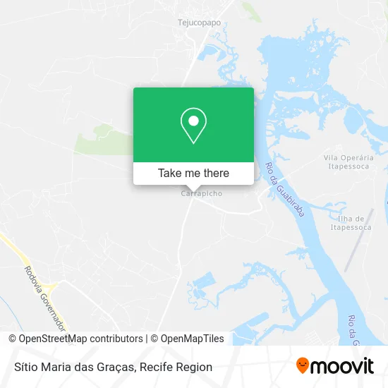 Sítio Maria das Graças map