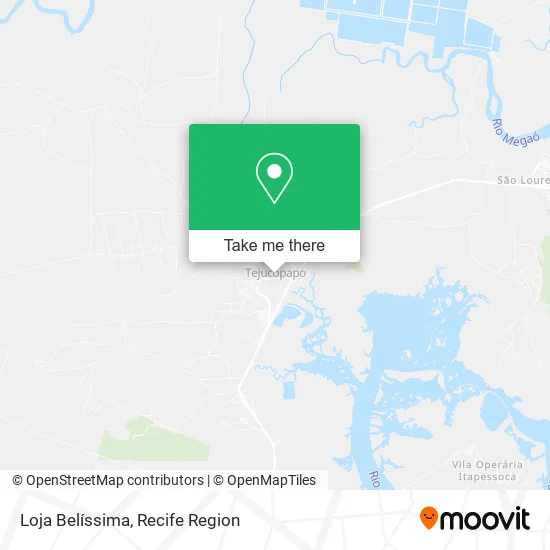 Loja Belíssima map