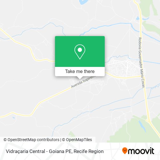 Vidraçaria Central - Goiana PE map