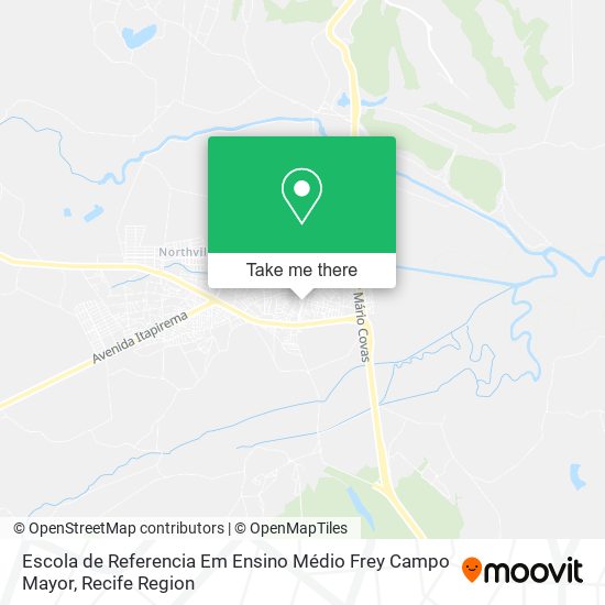 Escola de Referencia Em Ensino Médio Frey Campo Mayor map