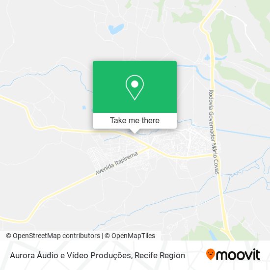 Aurora Áudio e Vídeo Produções map
