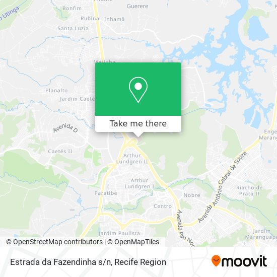 Estrada da Fazendinha s/n map