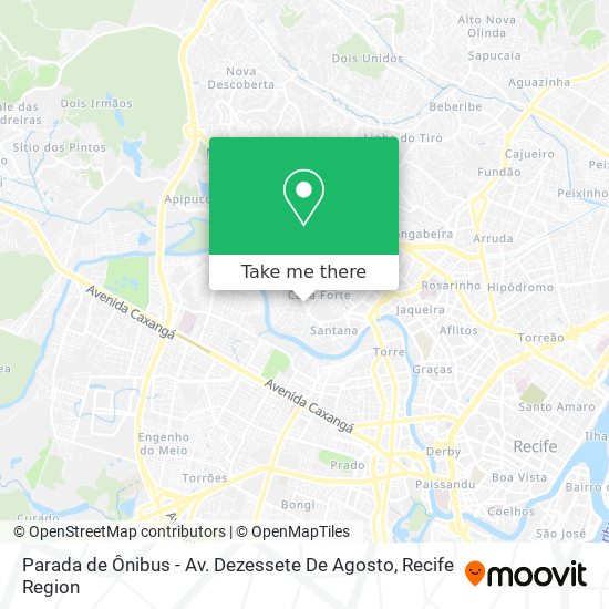Parada de Ônibus - Av. Dezessete De Agosto map