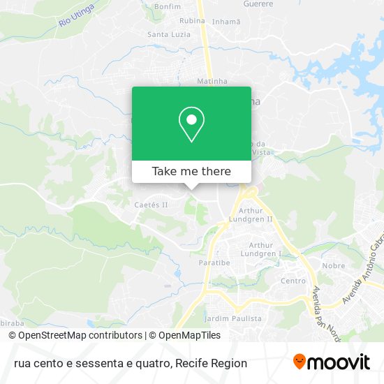 rua cento e sessenta e quatro map