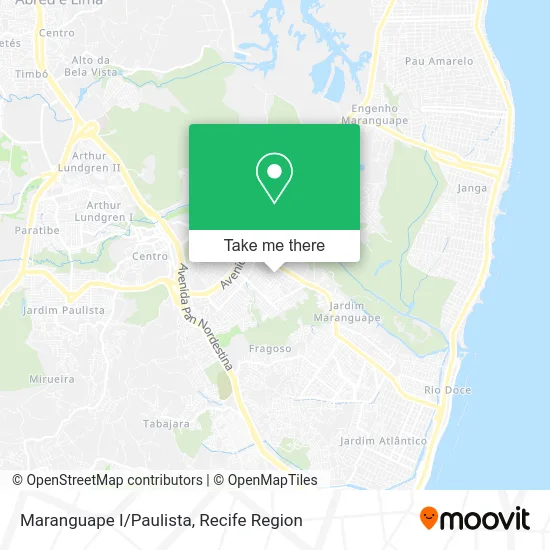 Maranguape I/Paulista map