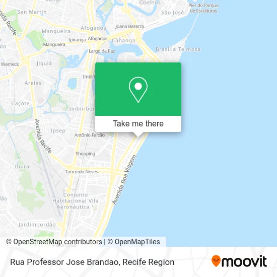Rua Professor Jose Brandao map