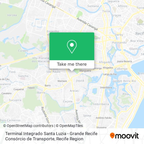 Terminal Integrado Santa Luzia - Grande Recife Consórcio de Transporte map
