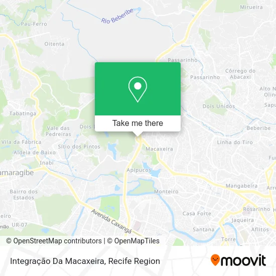 Integração Da Macaxeira map