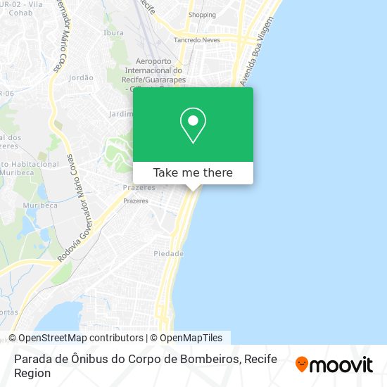 Parada de Ônibus do Corpo de Bombeiros map