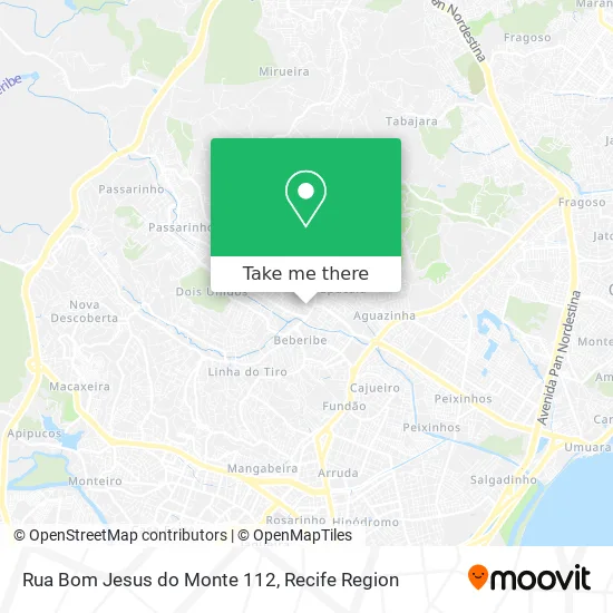 Rua Bom Jesus do Monte 112 map
