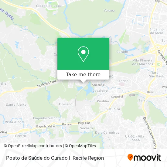 Posto de Saúde do Curado I map