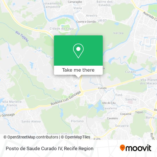 Posto de Saude Curado IV map
