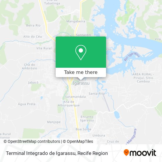 Terminal Integrado de Igarassu map