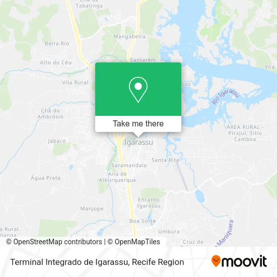 Terminal Integrado de Igarassu map
