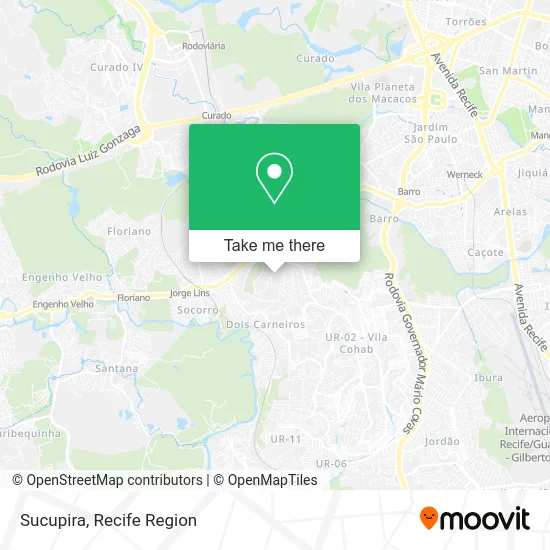 Sucupira map