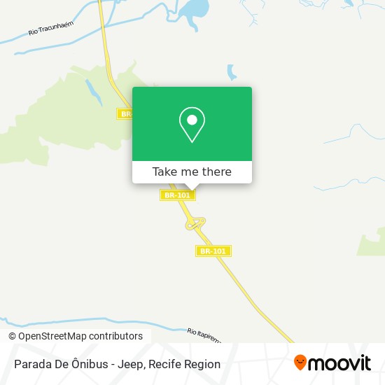 Parada De Ônibus - Jeep map