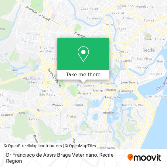 Dr Francisco de Assis Braga Veterinário map