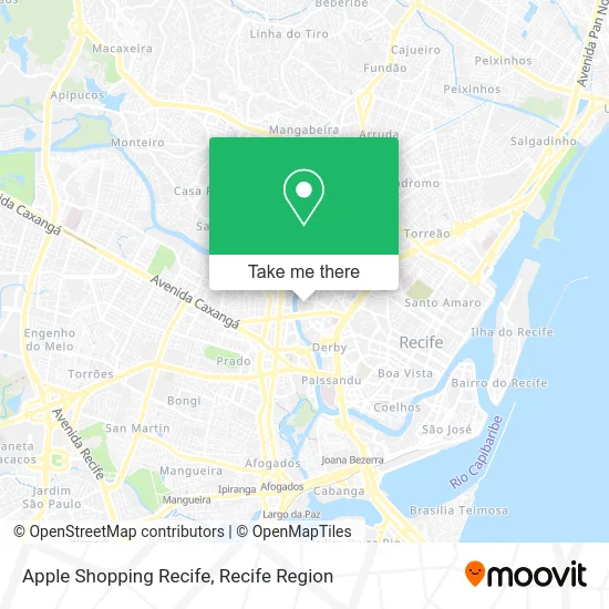 Apple Shopping Recife map