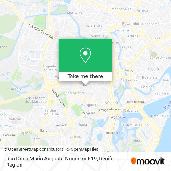 Mapa Rua Doná Maria Augusta Nogueira 519