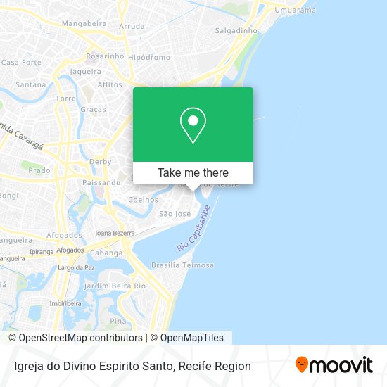 Igreja do Divino Espirito Santo map
