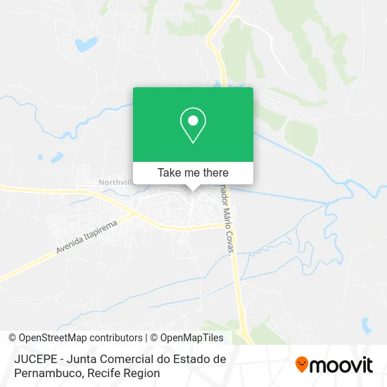 JUCEPE - Junta Comercial do Estado de Pernambuco map
