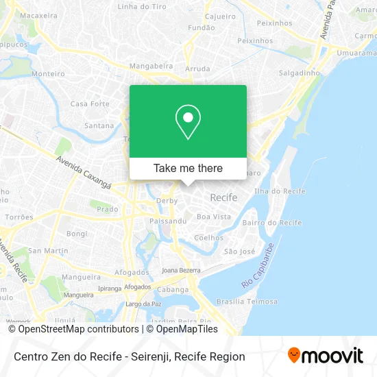 Centro Zen do Recife - Seirenji map