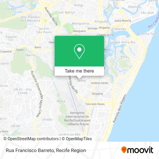 Rua Francisco Barreto map