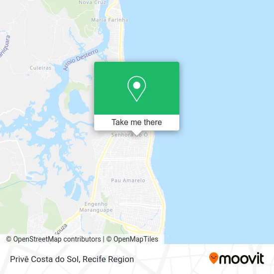 Privê Costa do Sol map