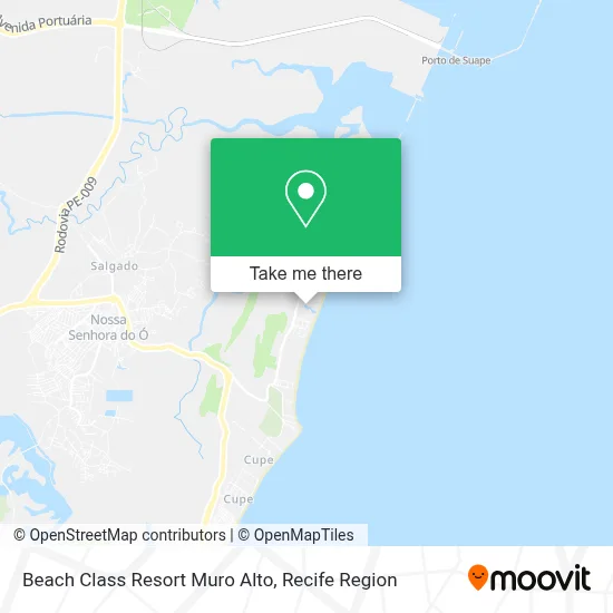 Beach Class Resort Muro Alto map