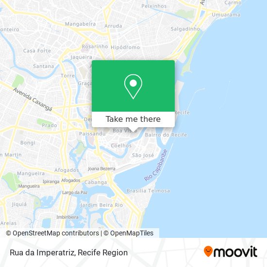 Mapa Rua da Imperatriz