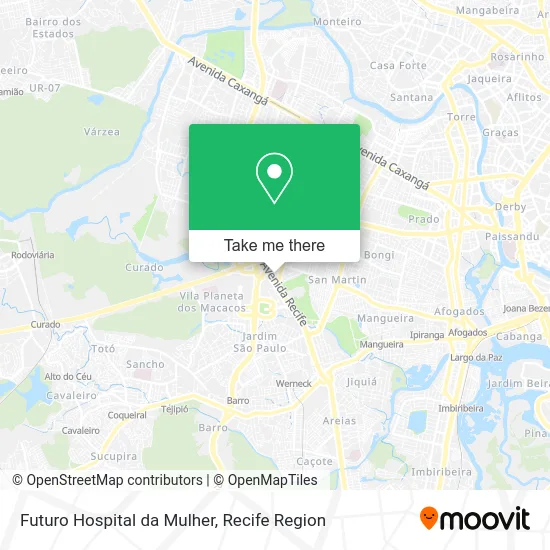 Futuro Hospital da Mulher map