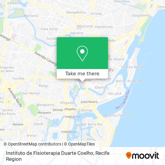 Instituto de Fisioterapia Duarte Coelho map