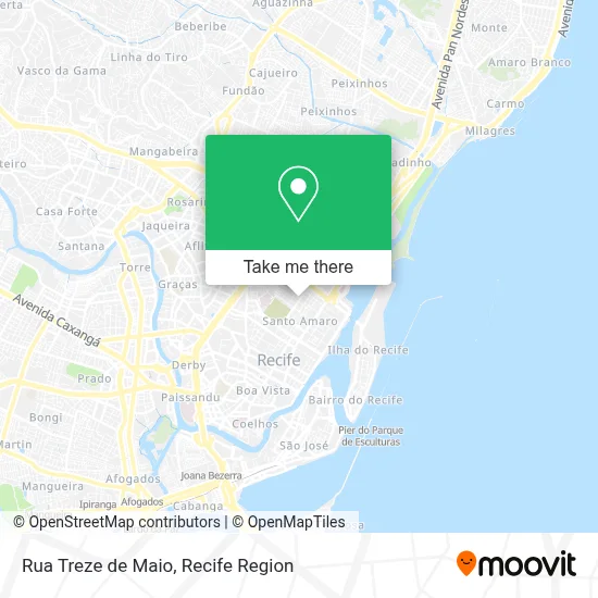 Rua Treze de Maio map