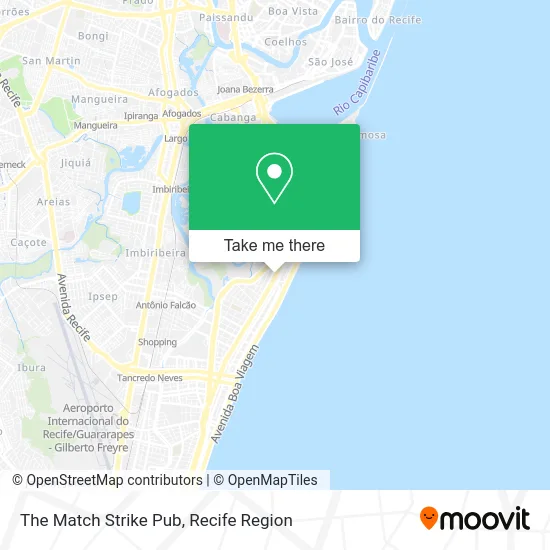 The Match Strike Pub map