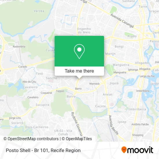 Posto Shell - Br 101 map