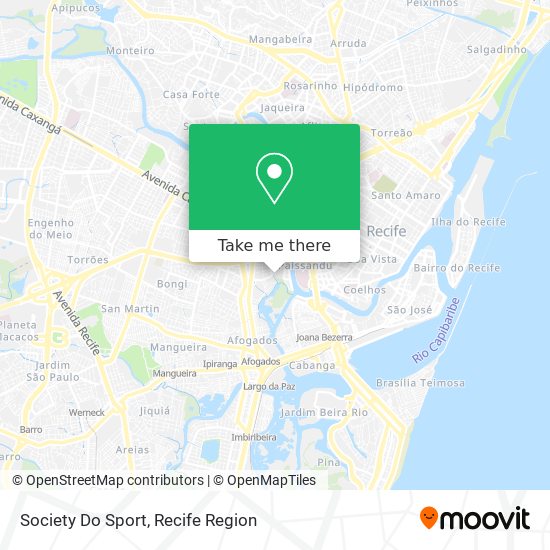 Society Do Sport map