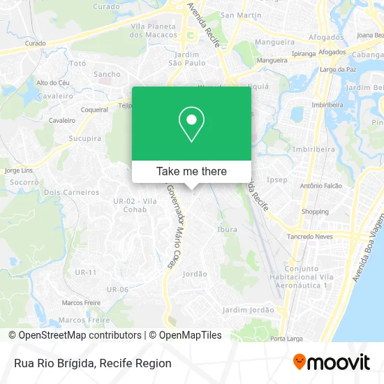 Rua Rio Brígida map