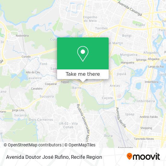 Avenida Doutor José Rufino map